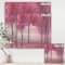 Designart - Shabby Pink Under the Trees - Shabby Chic Premium Canvas Wall Art